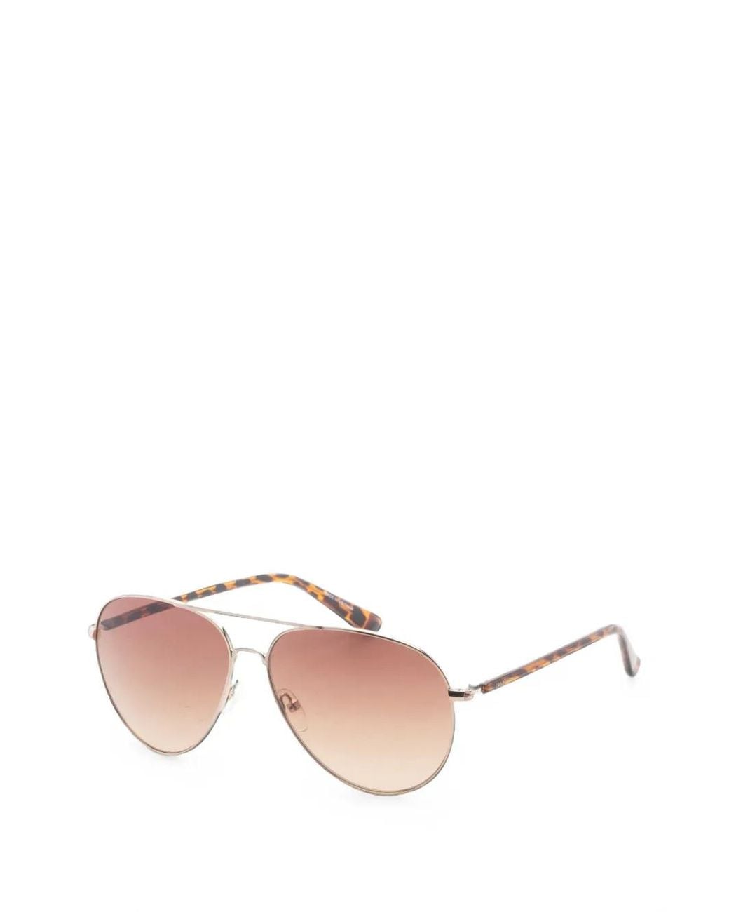 Calvin Klein Pink Getönte Pilotenbrille