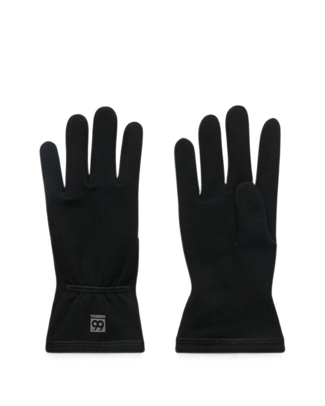 66 North Black Vík Logo-Print Gloves