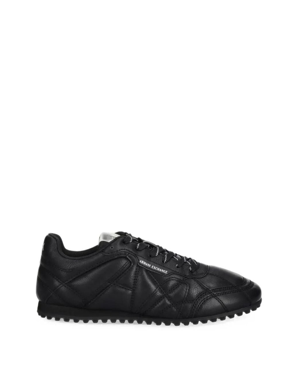ARMANI EXCHANGE Gesteppte Sneakers Mit Logo in Black für Herren