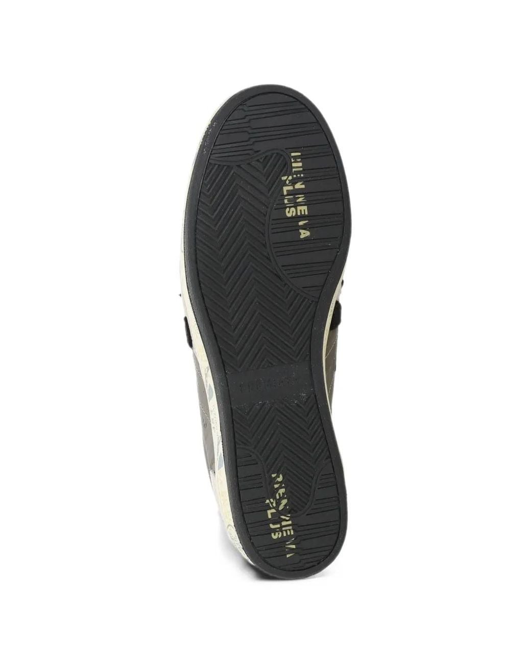 Premiata Multicolor Bskt Clay 8445 Leather Low-Top Sneakers for men