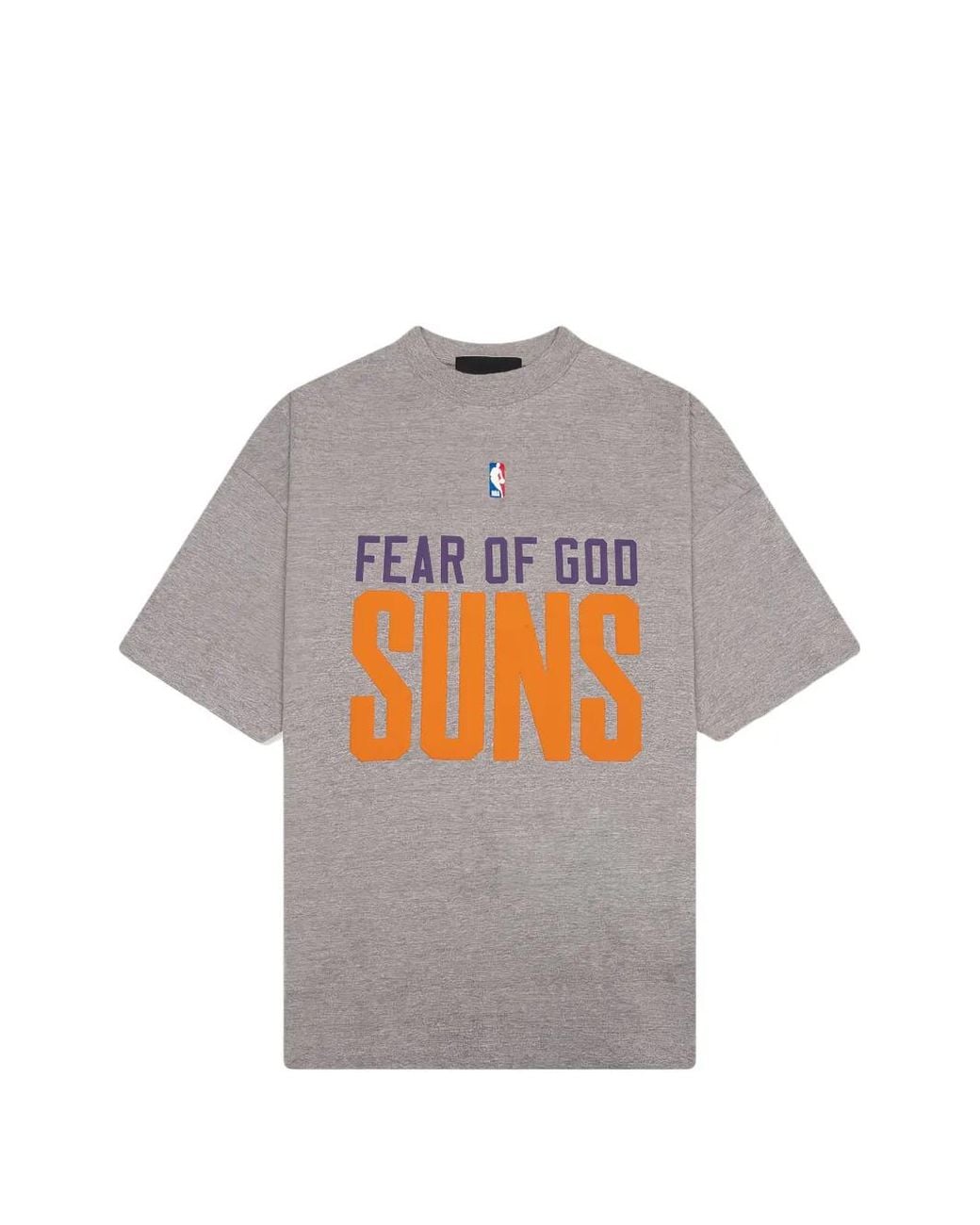 Fear Of God Gray X Nba Suns 90S Teenba Print T-Shirt for men