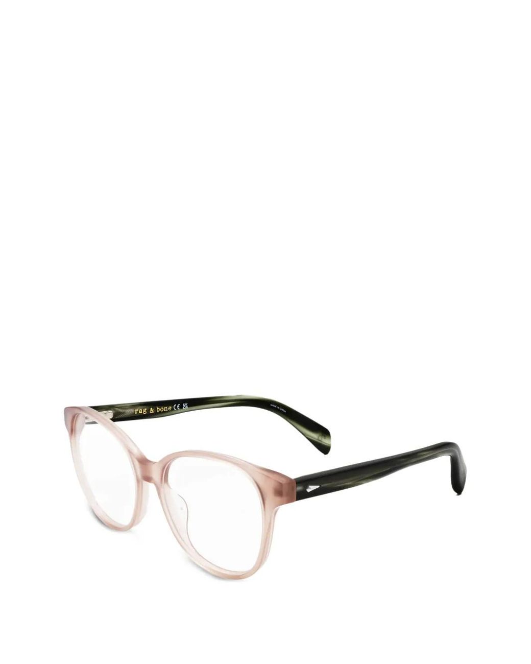 Rag & Bone Pink Brille Mit Logo