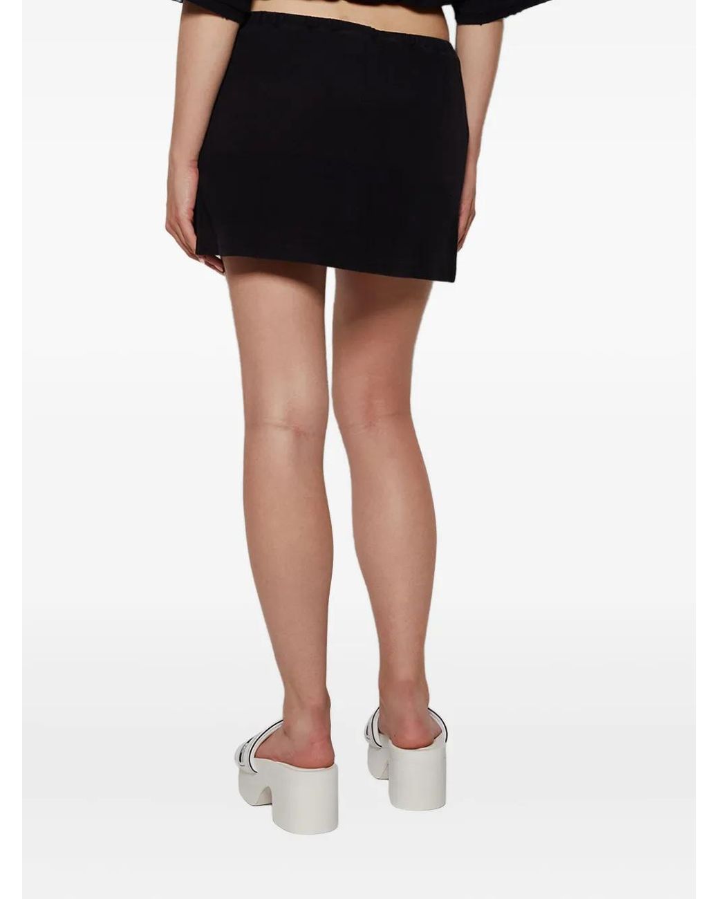 Alexander Wang Mini-Skort Met Knopen in het Blue