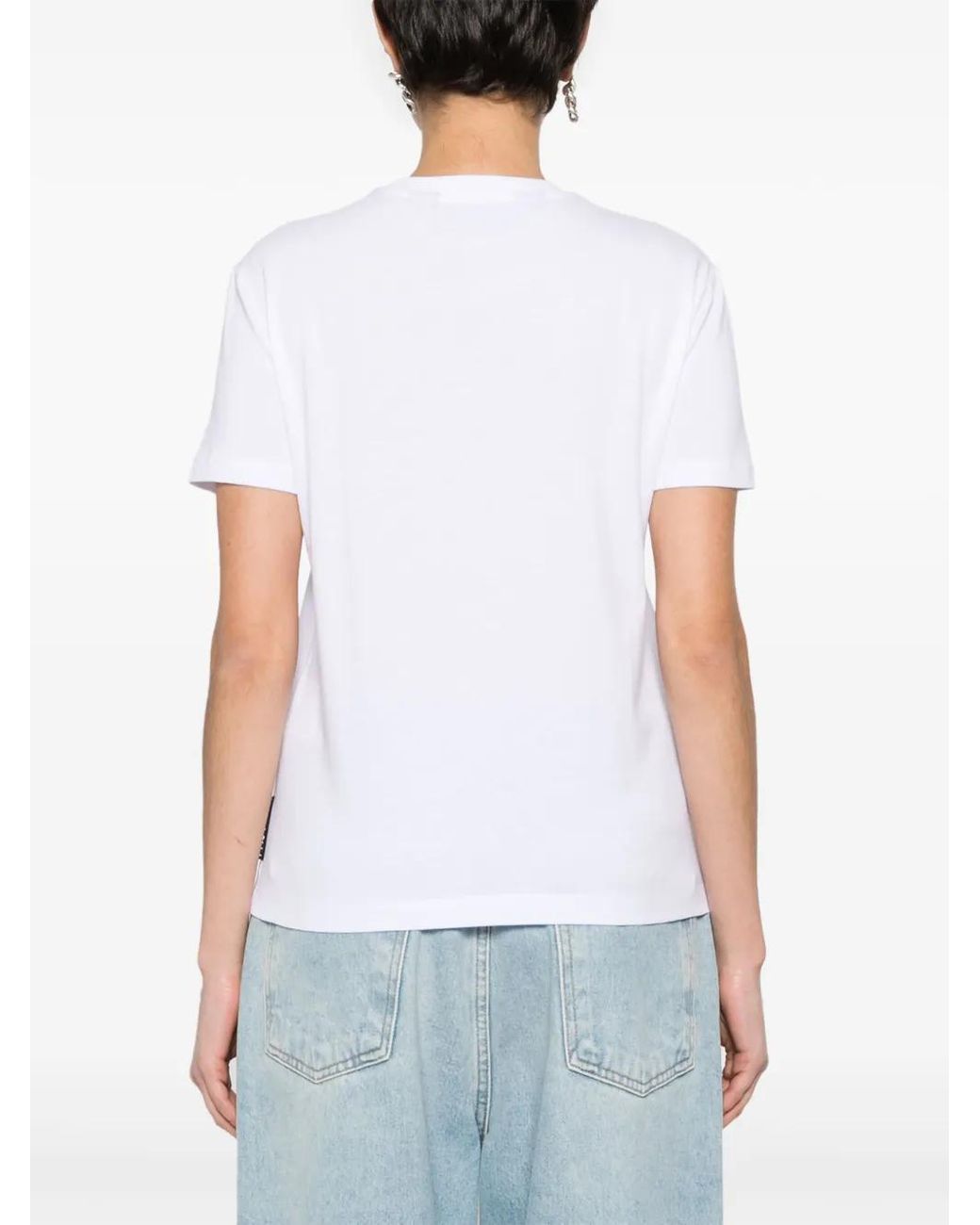 Just Cavalli White T-shirts And Polos
