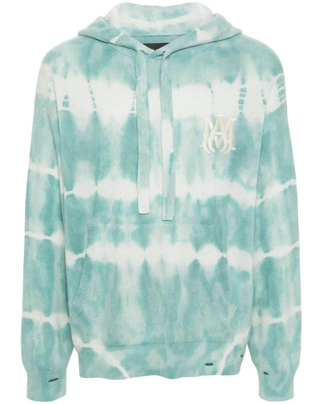 Amiri Green Ma Tie Dye Hoodie for men