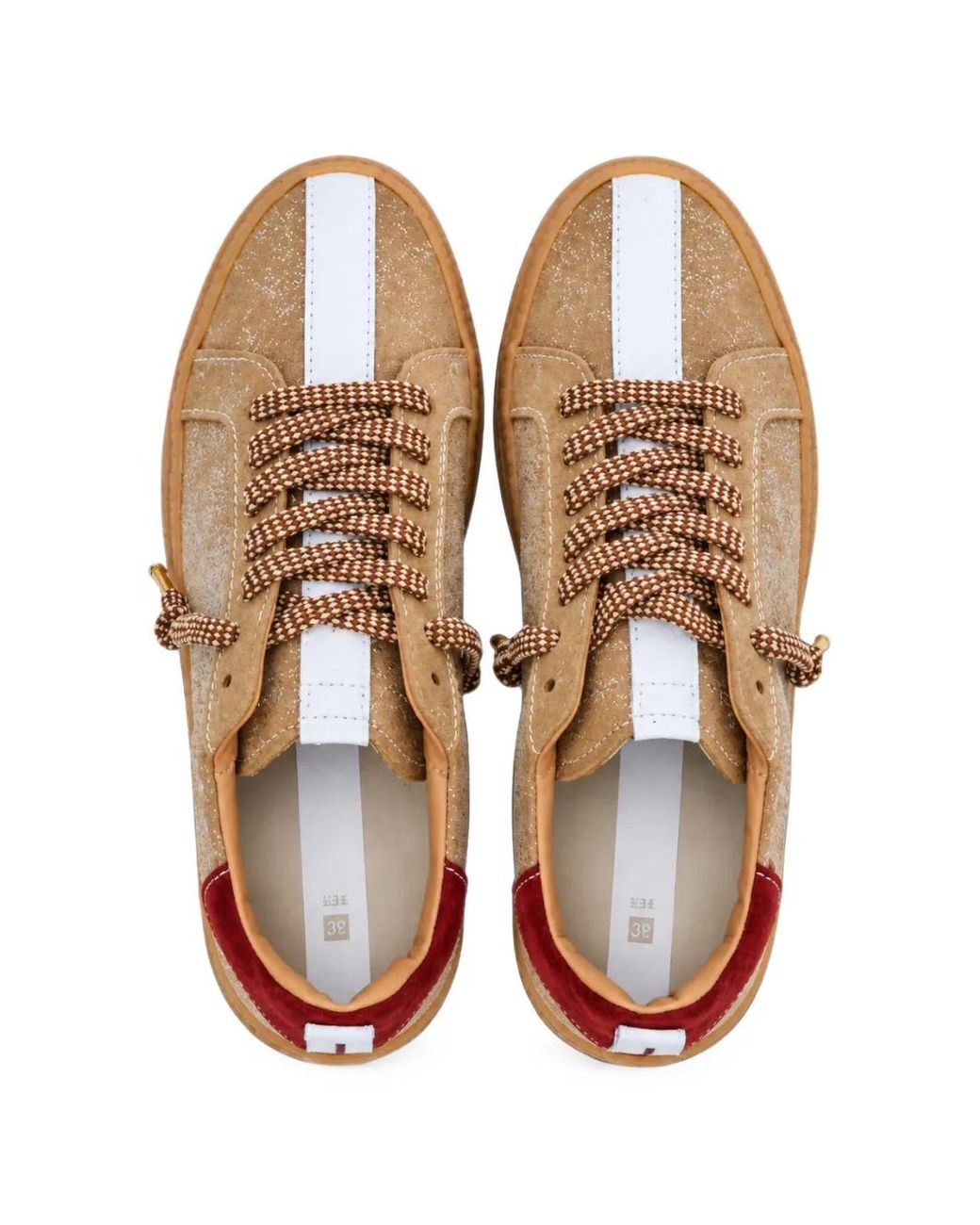 TheVerticaLine Brown The11 Panelled Sneakers