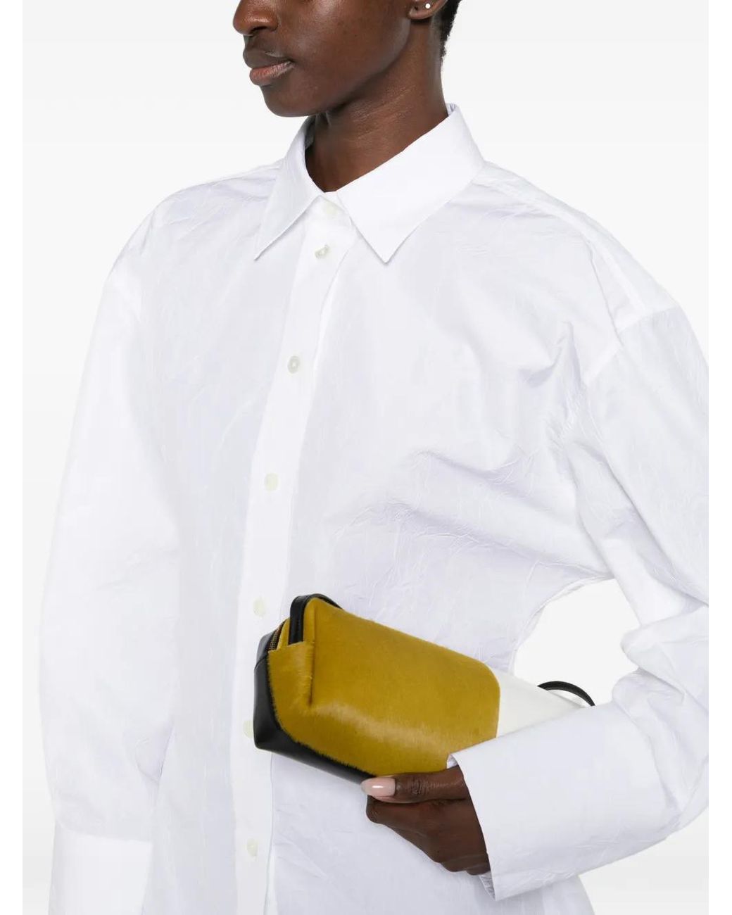 Rohe White Crinkled Shirt