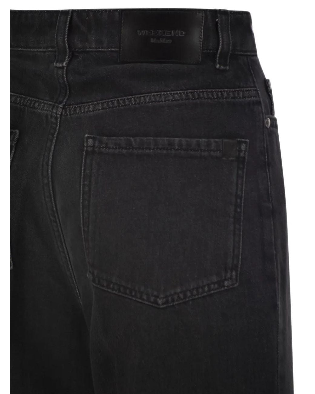 Weekend by Maxmara Black Wide-Leg Jeans