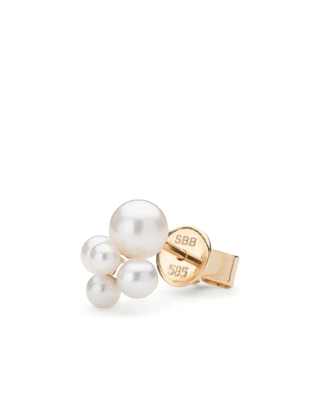 【SOPHIE BILLE BRAHE】Thyra 14ktゴールド＆パールシングル SOPHIE BILLE BRAHE Thyra 14-karat recycled gold pearl single