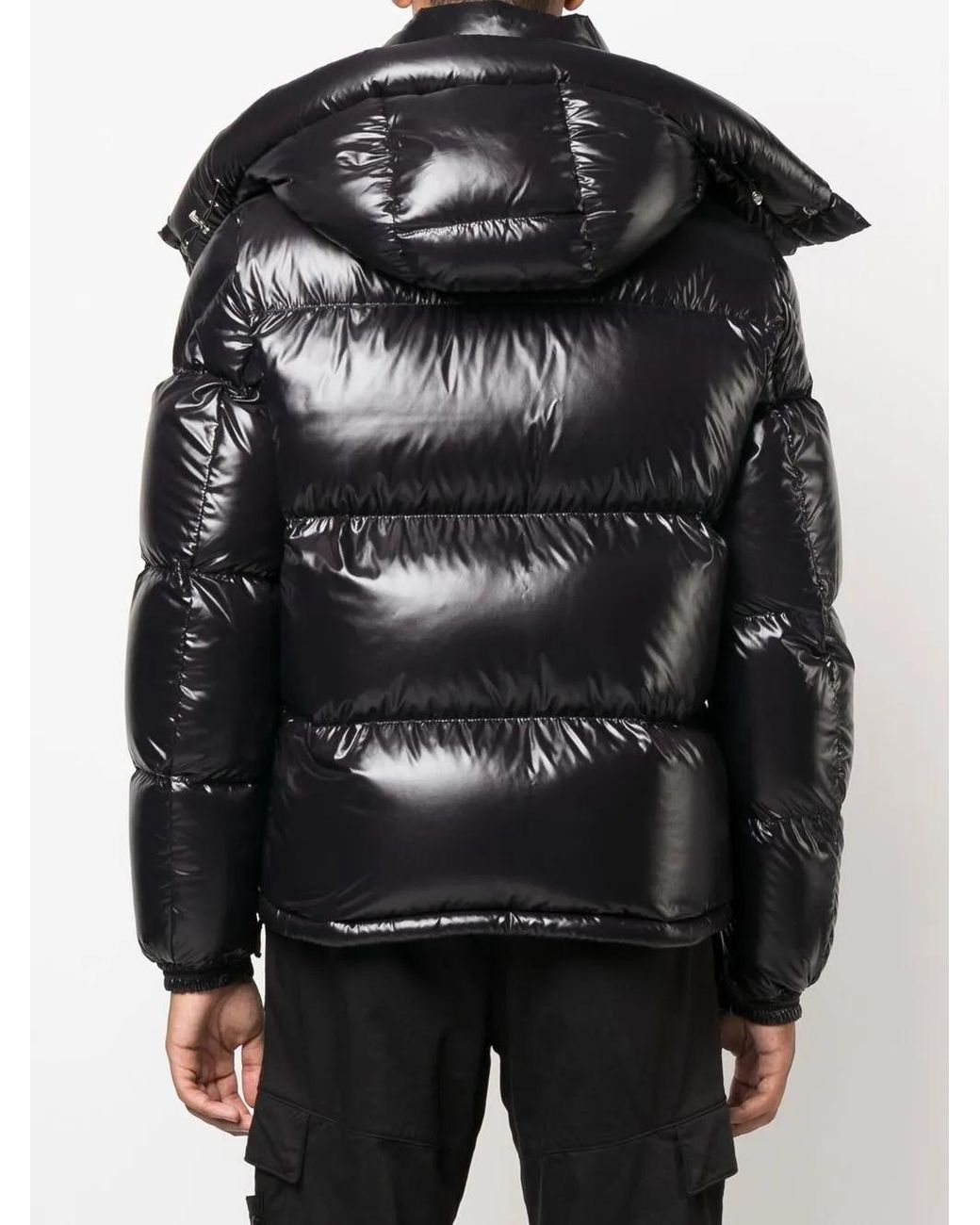 Moncler Montbeliard Donsjack Met Capuchon in het Black voor heren