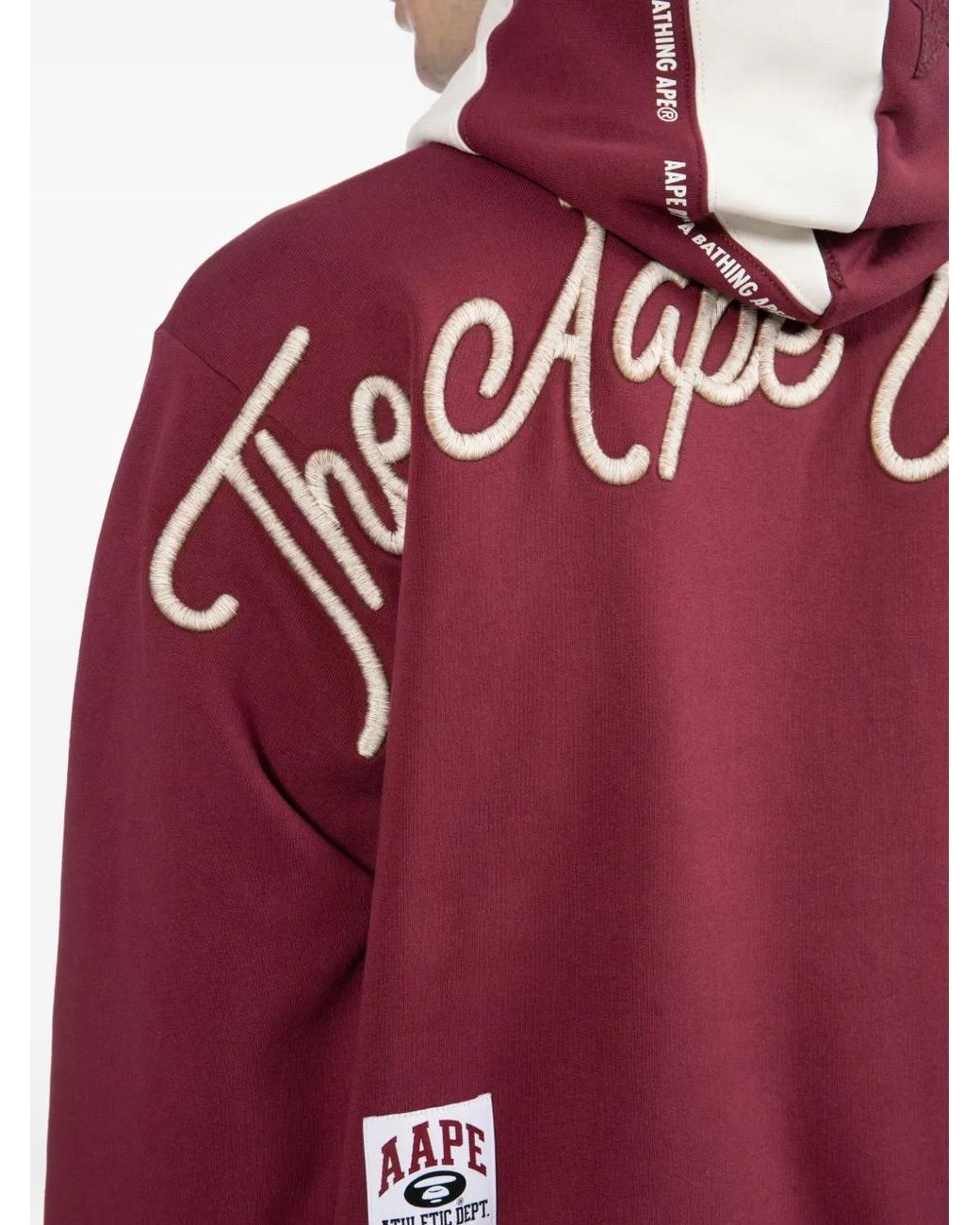 Aape By A Bathing Ape Moonface Bomberjack in het Red voor heren