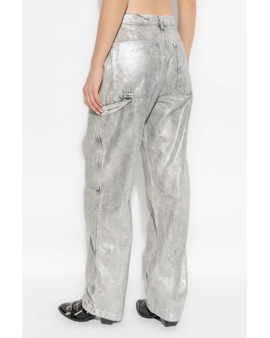 AllSaints Gray Mia Jeans
