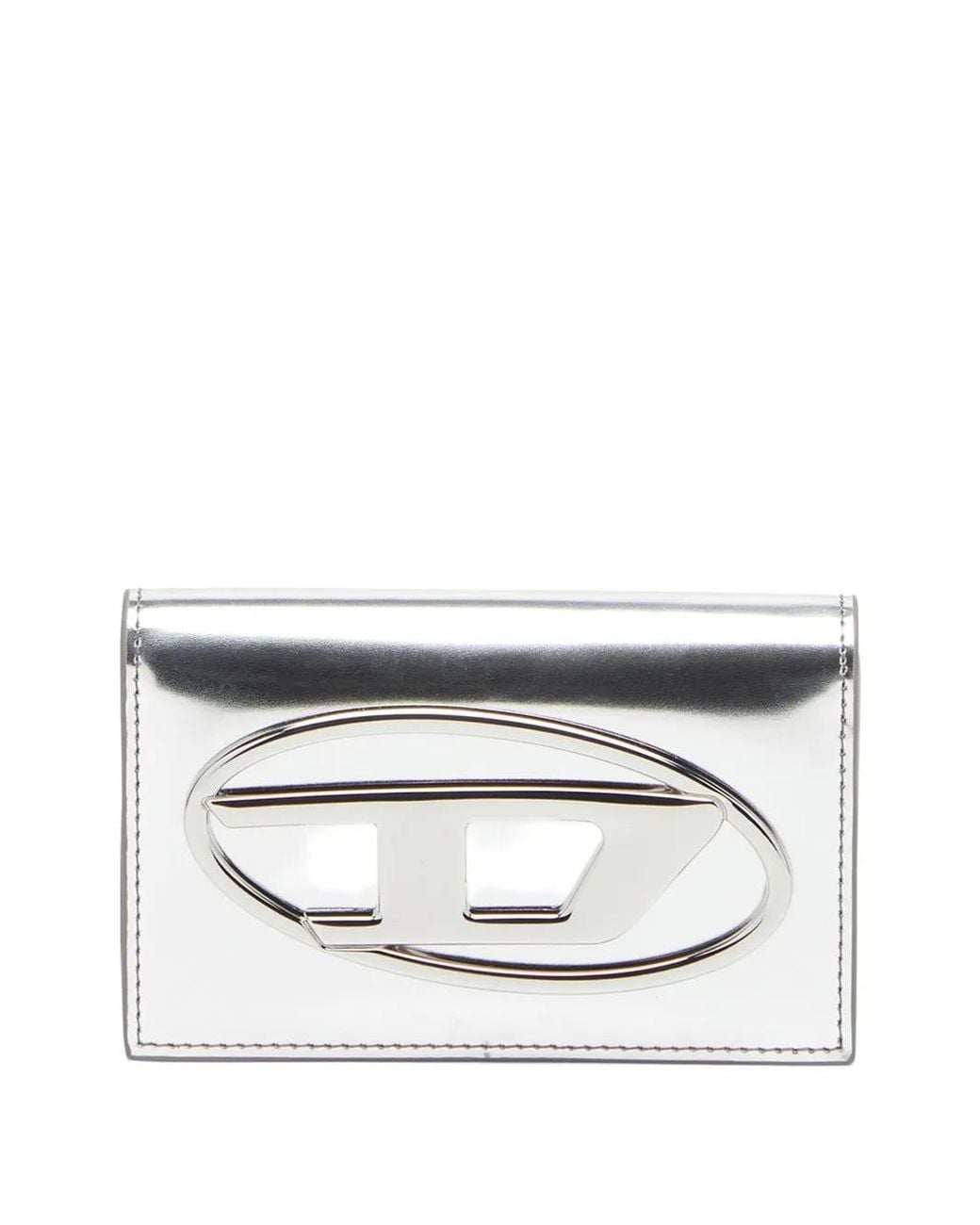 DIESEL White 1Dr Card Holder