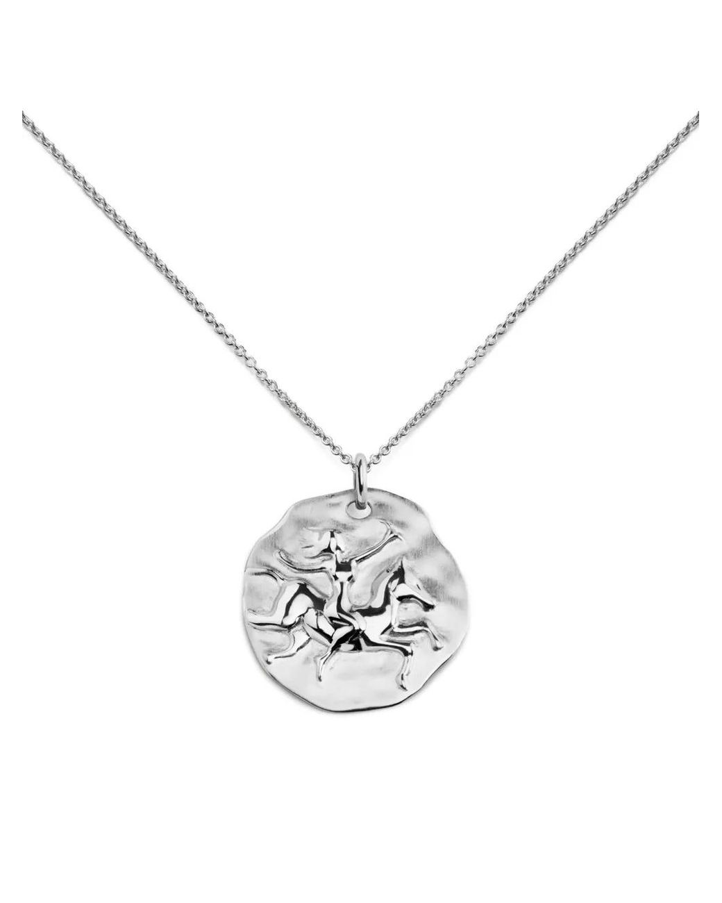 Monica Vinader White Sagittarius Zodiac Necklace