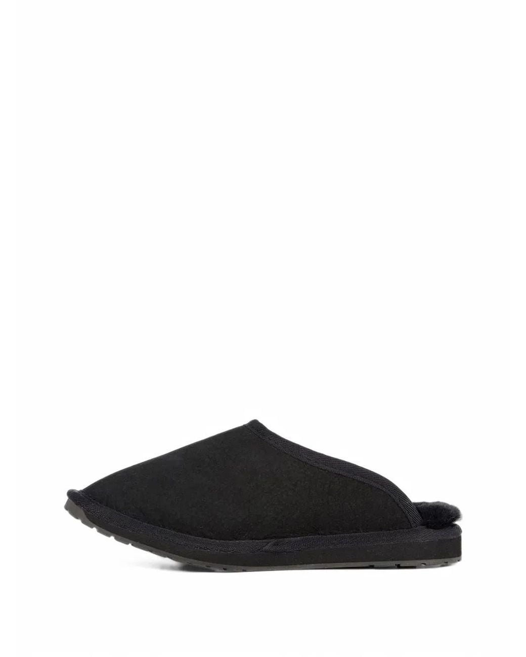Slippers Foderate di EMU in Black da Uomo