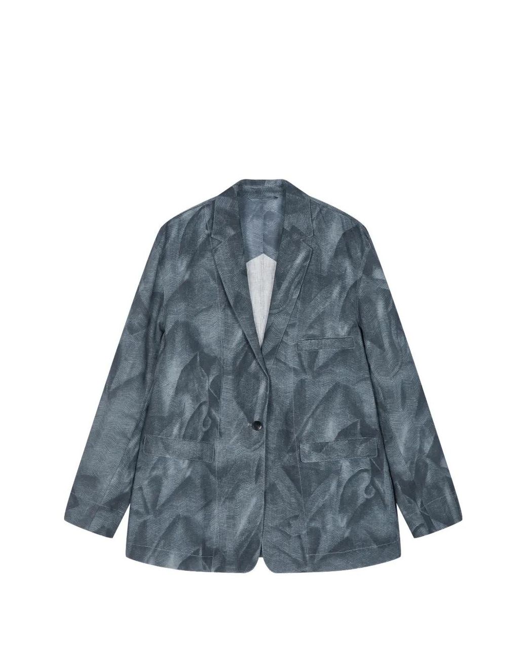 JNBY Gray Printed Blazer
