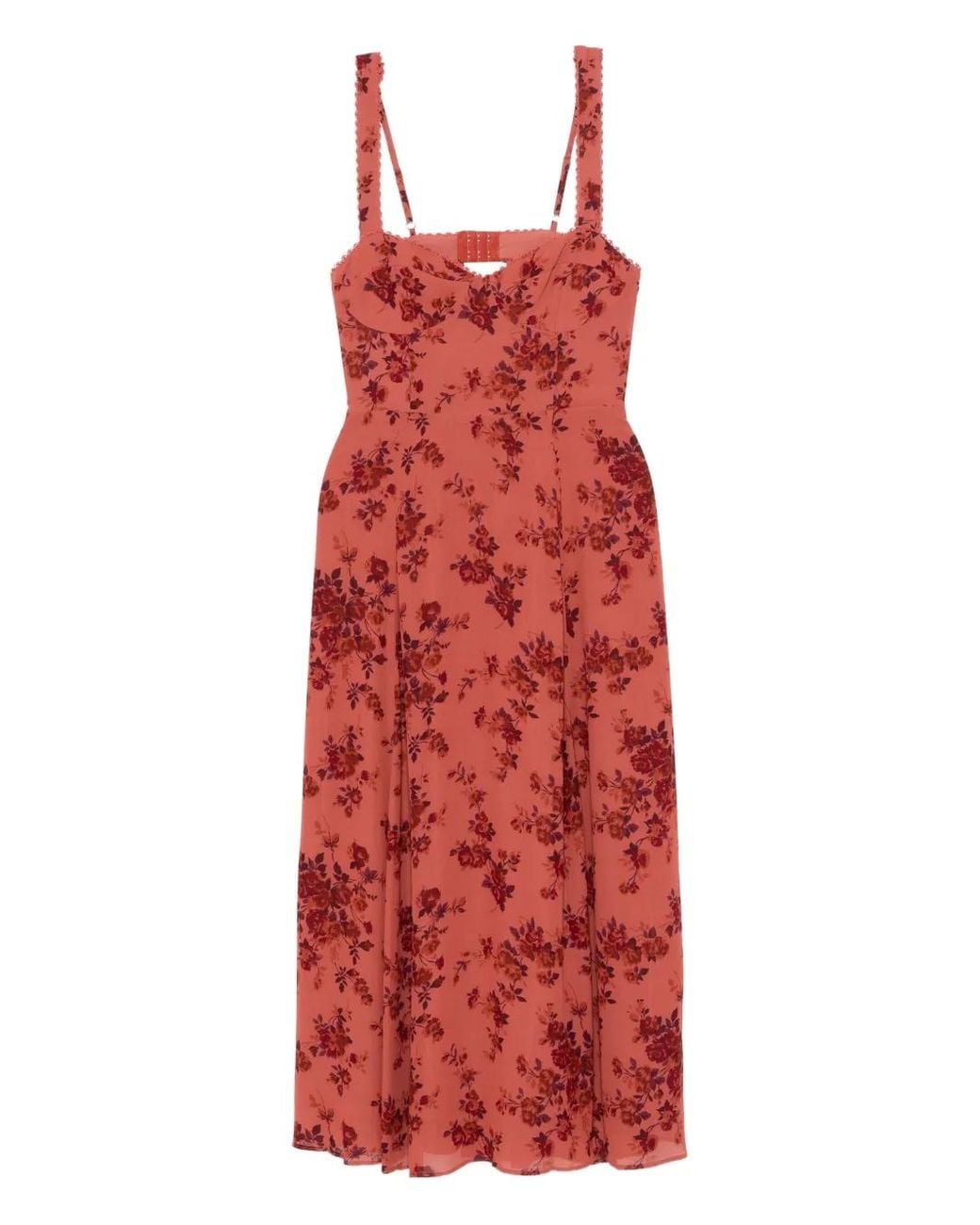 Reformation Red Lela Dress