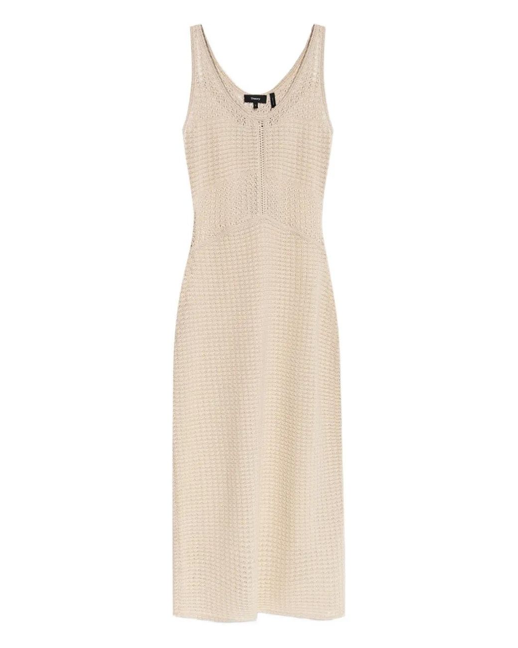 princess polly baby blue dress Theory Sleeveless Tweed Mini Dress | Neutrals