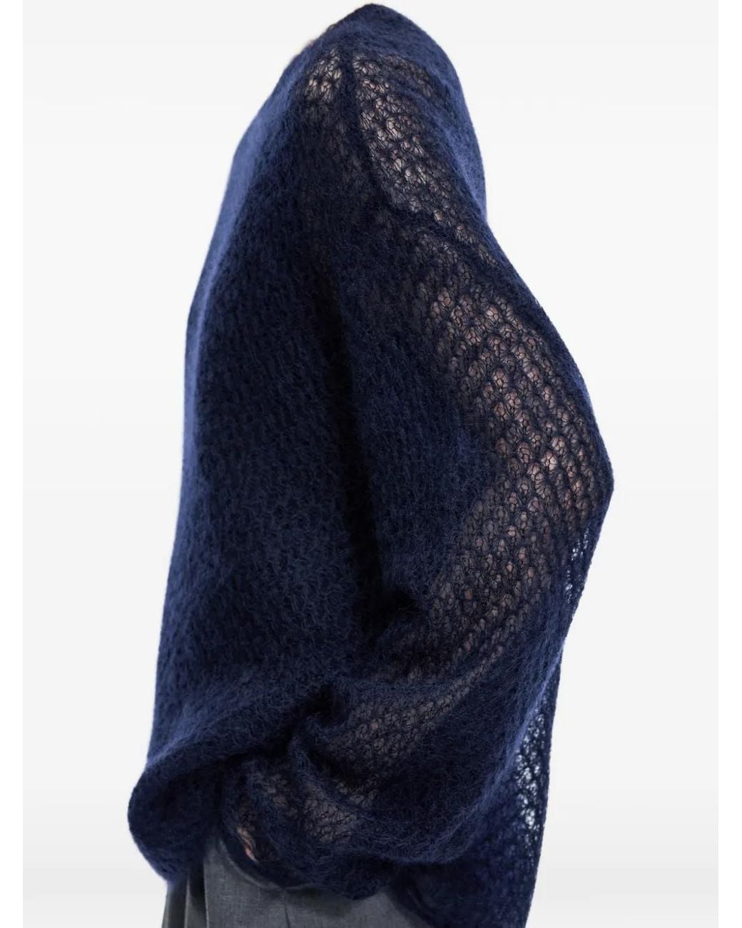 JNBY Blue Meshed Sweater
