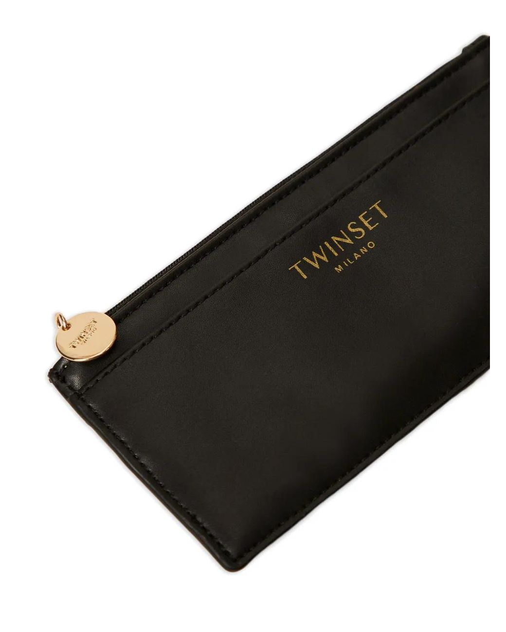 Twinset Black Set Of Document Folders With Logo