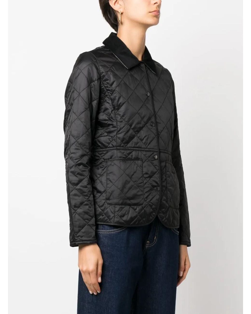 Barbour Black Deveron Quilt