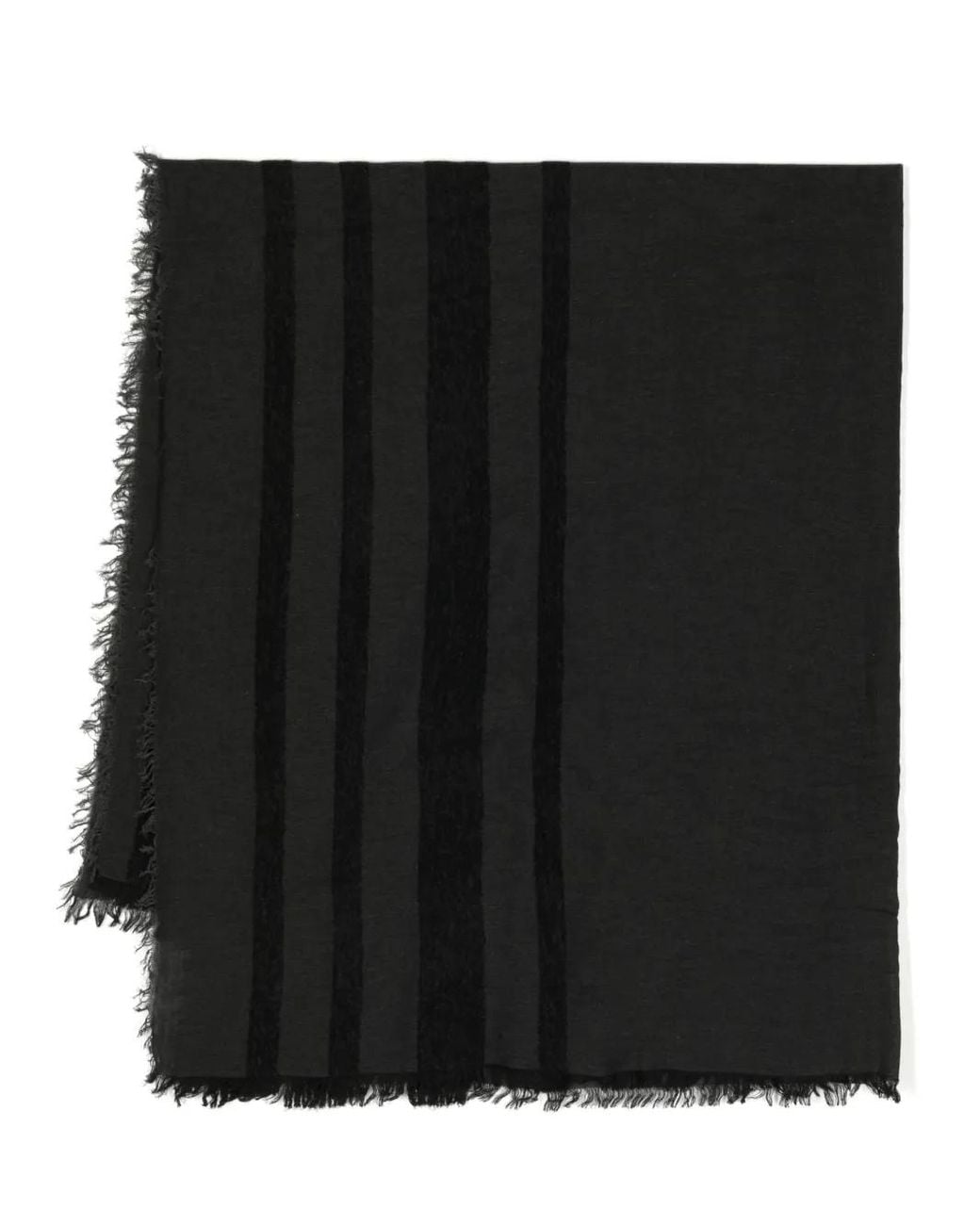 Forme D'expression Black Musa Striped Scarf