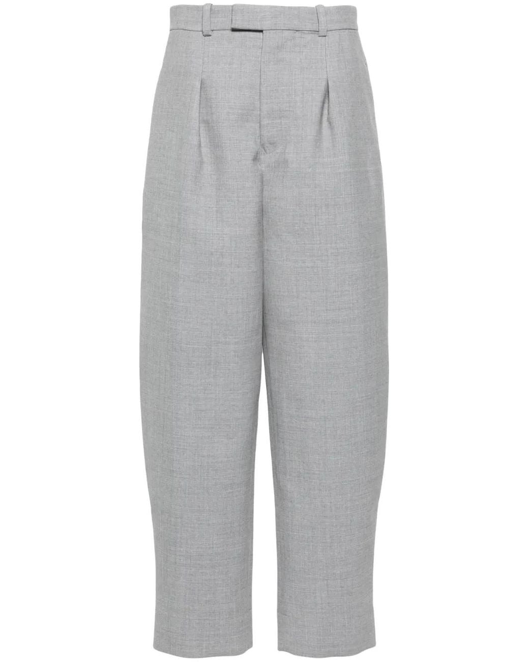 Wardrobe NYC Gray Hb Tailored Trousers