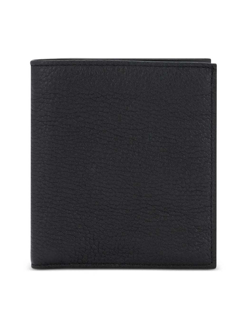 Moorer Black Textured Wallet for men