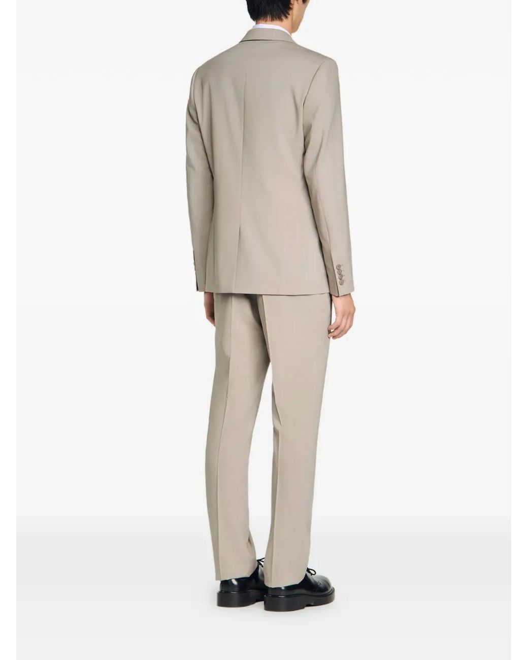 Sandro Natural Blazer En Laine for men