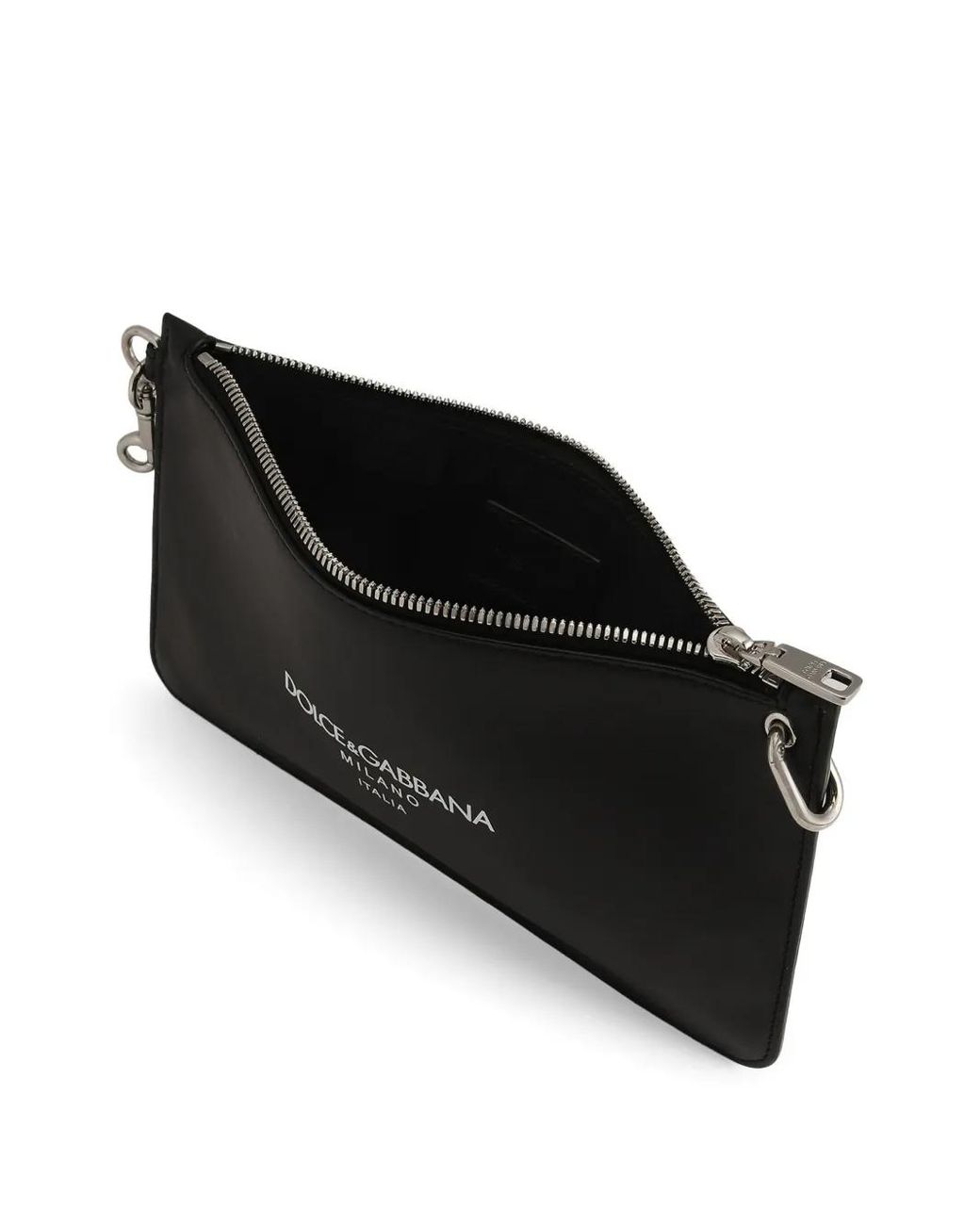 Dolce & Gabbana Black Clutch Logo for men
