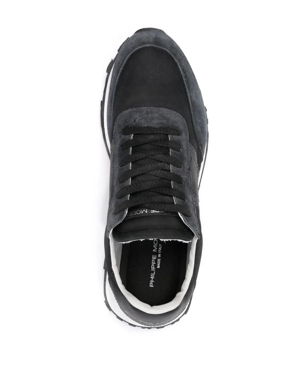 Philippe Model Gray Calf Leather Tour Sneakers for men