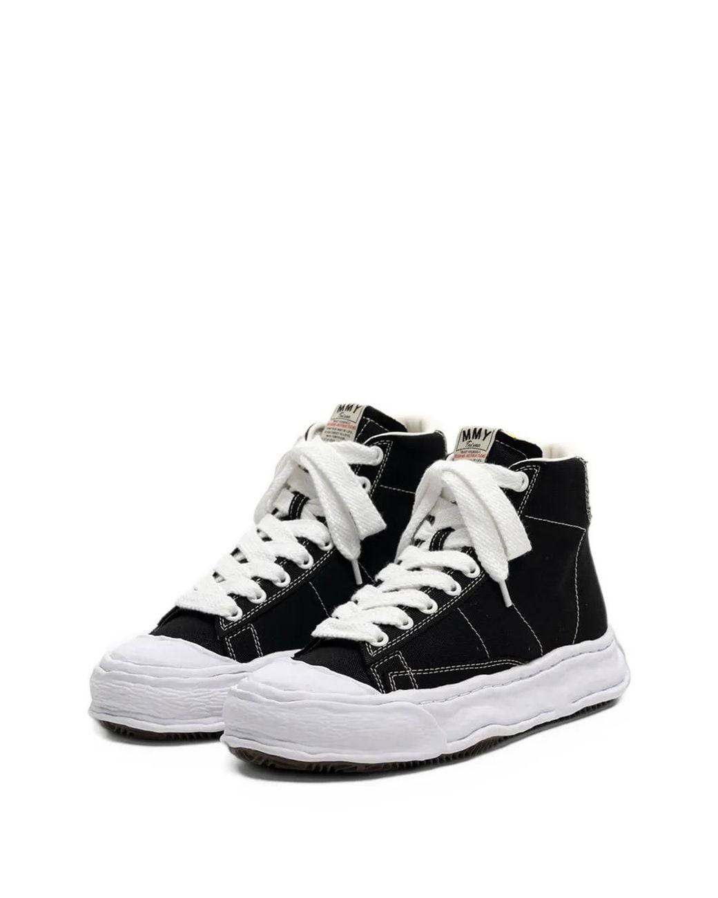 Maison Mihara Yasuhiro White "Jackson" Og Sole Canvas High-Top Sneakers for men