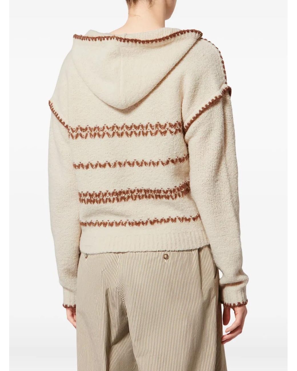 Isabel Marant White Ecru Wool Jersey