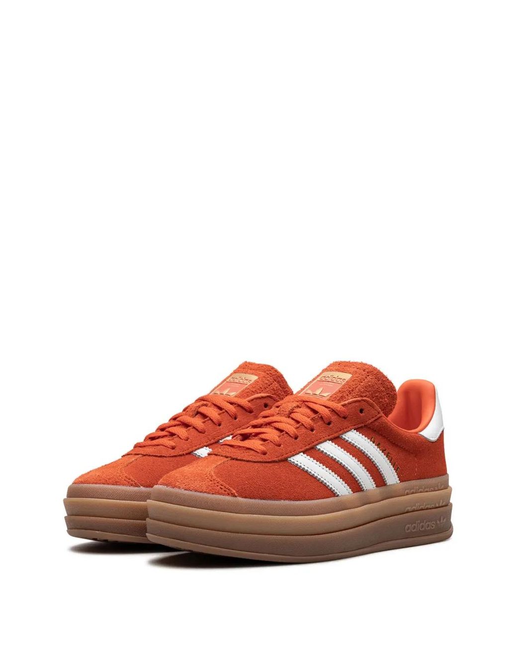 Adidas Red Baskets Gazelle Bold 'Collegiate'