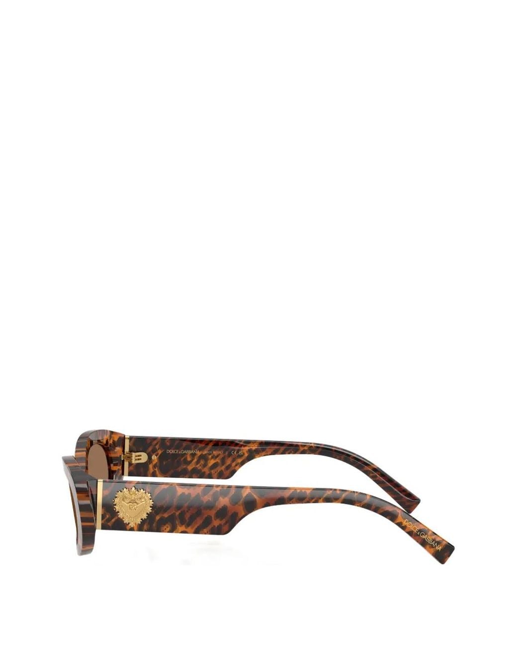 Dolce & Gabbana Brown Oval-Frame Sunglasses