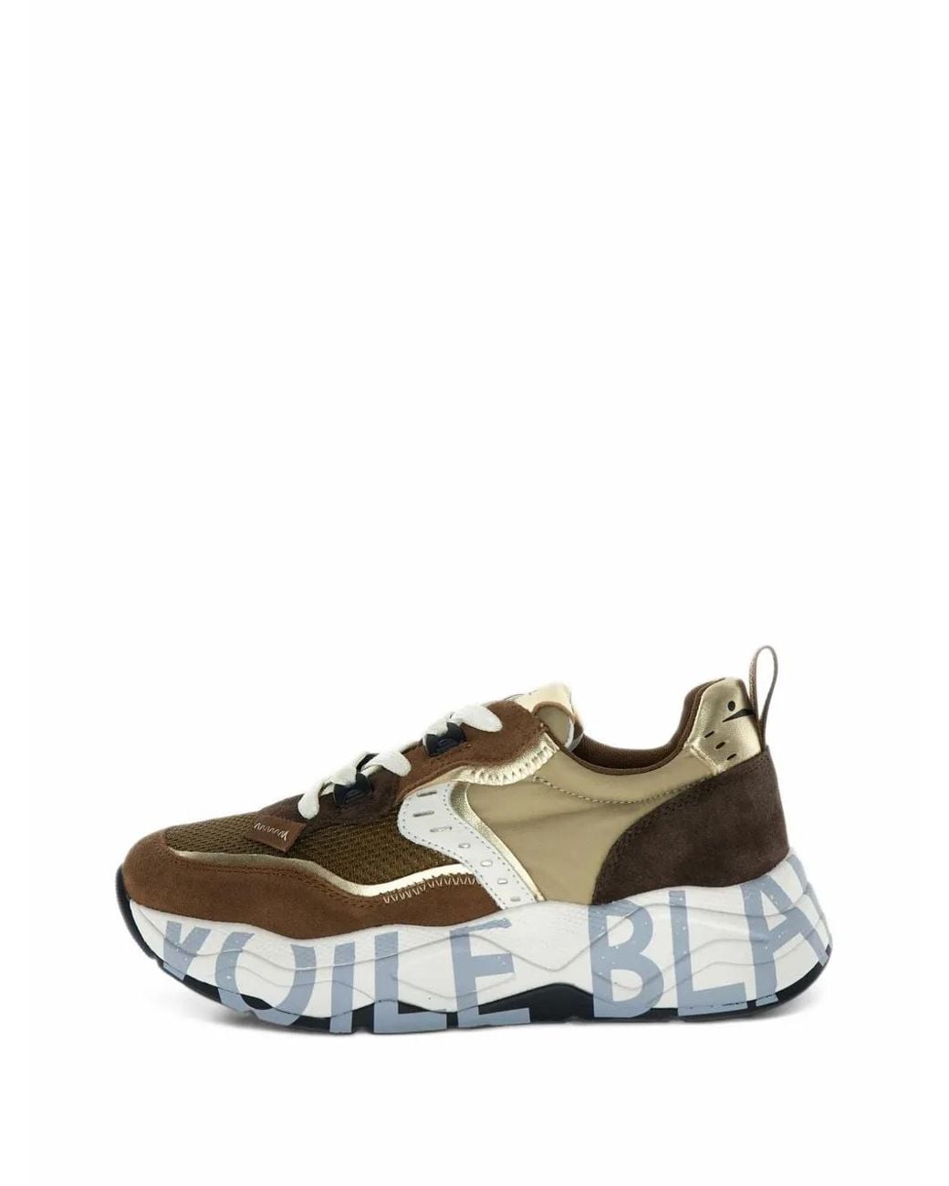 Voile Blanche White Club105 Leather Sneakers