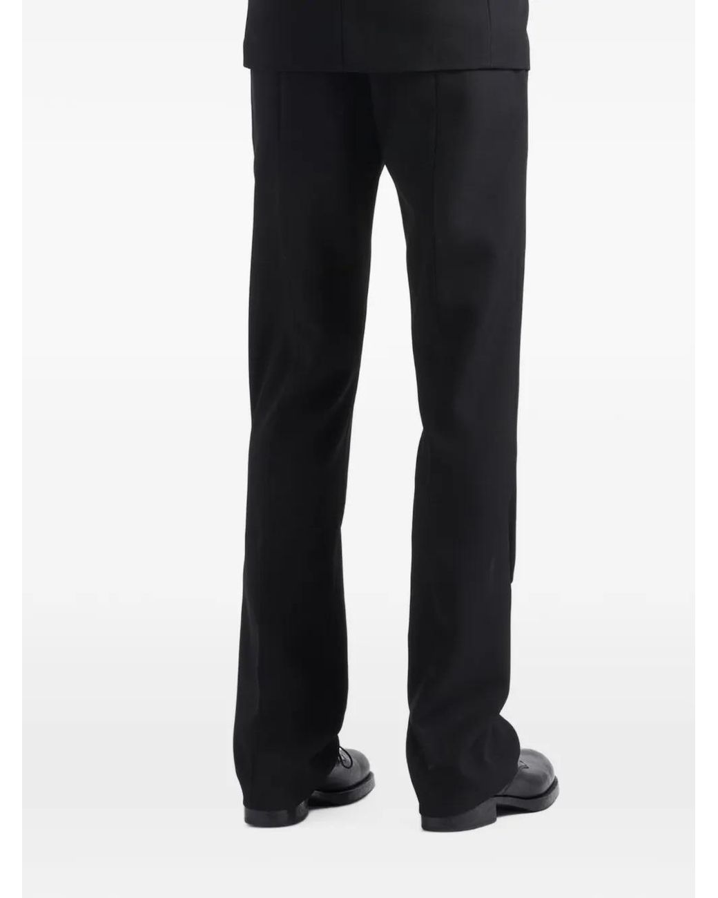 Prada Black Wool Pants for men