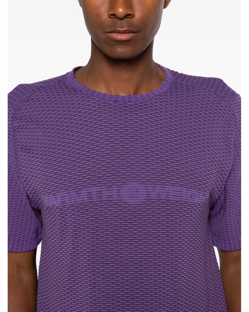 Roa Purple Hivee Dryarn Seamless T-Shirt for men
