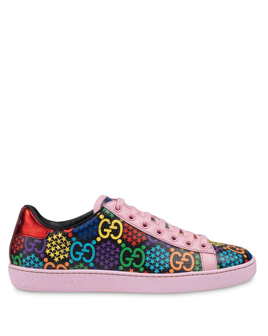 Gucci Canvas GG Psychedelic Ace Sneakers in Pink | Lyst UK