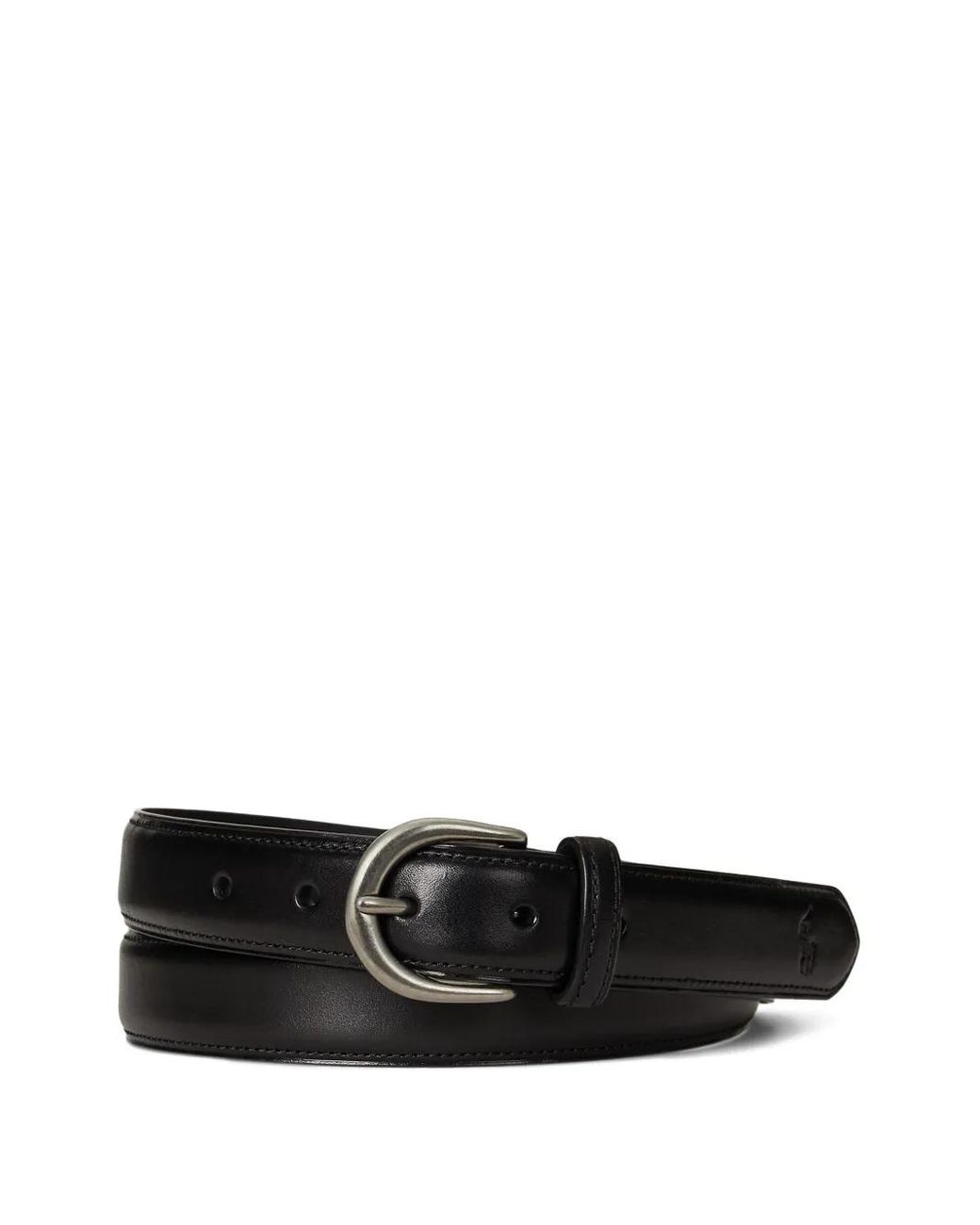 Polo Ralph Lauren Black Leather Buckle Belt for men