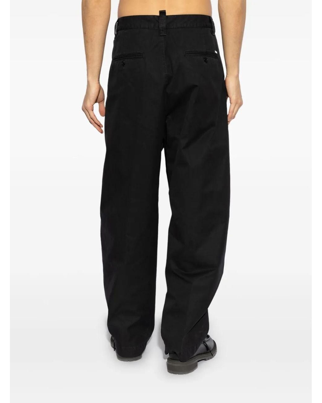 Pantalones De Algodón DSquared² de hombre de color Black