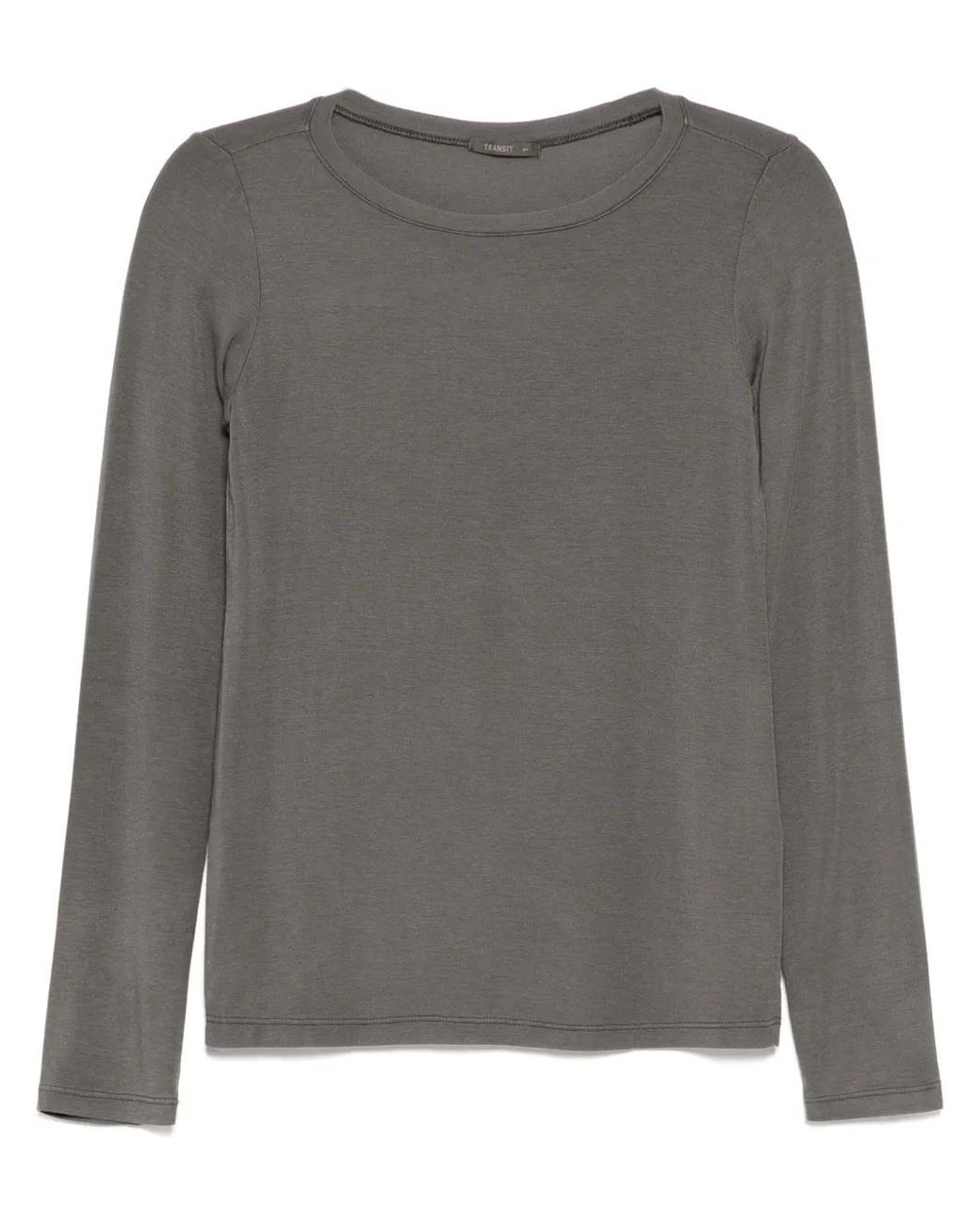 Transit Gray Crew Neck T-Shirt