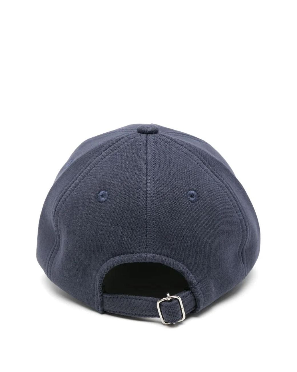 A.P.C. Blue X Marc Jacobs Logo-Print Baseball Cap