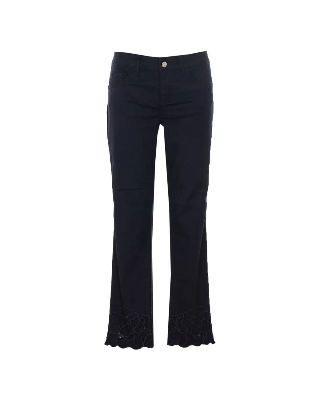 Liu Jo Blue Jean À Fleurs Brodées