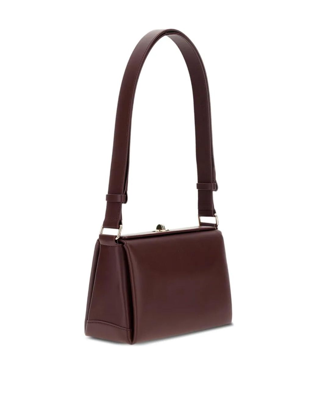 Plan C Purple Leather Shoulder Bag