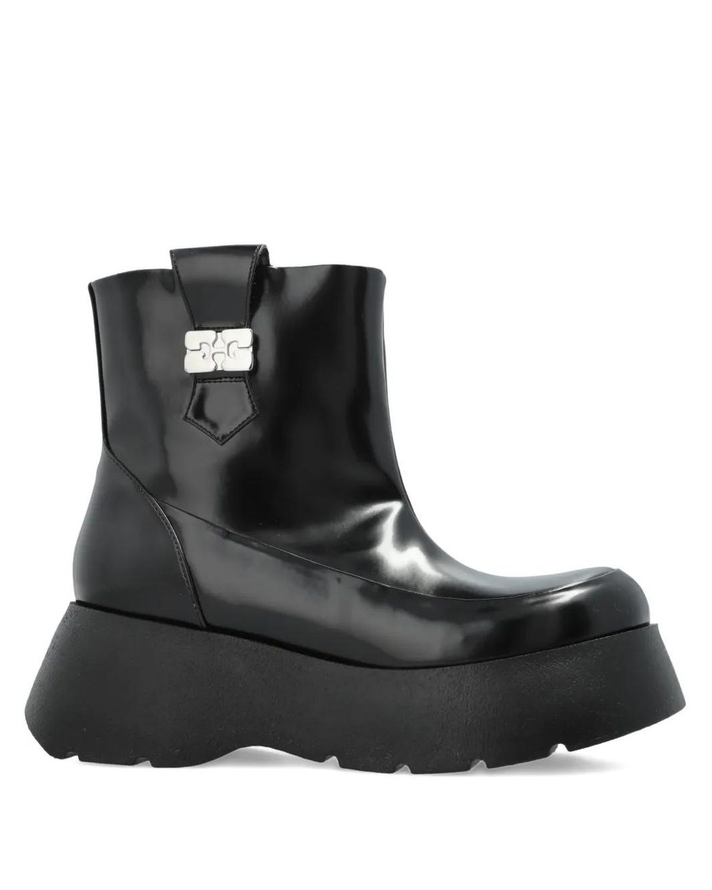 Ganni Black Ankle Boots