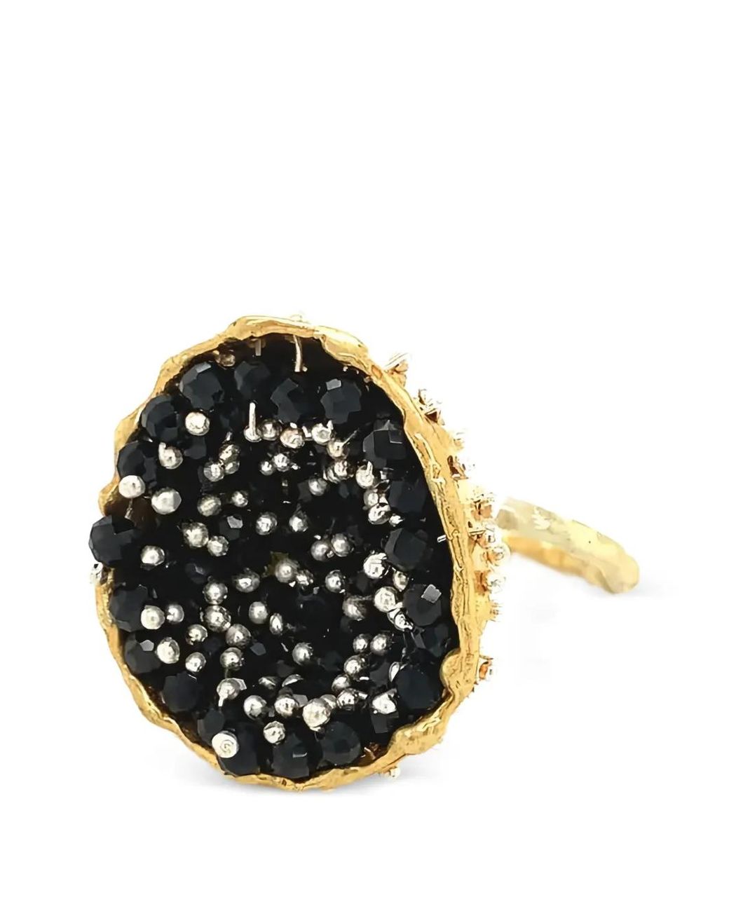 Esin Akan Black Dance Of Stamens Spinel Rings