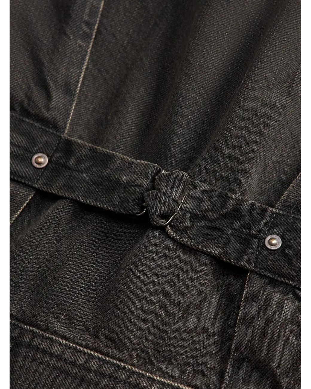 RRL Black Fringed Jacket