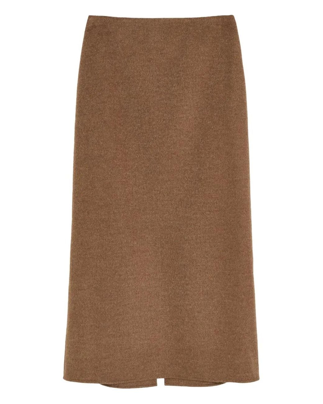 By Malene Birger Brown Palomie Slit Skirt