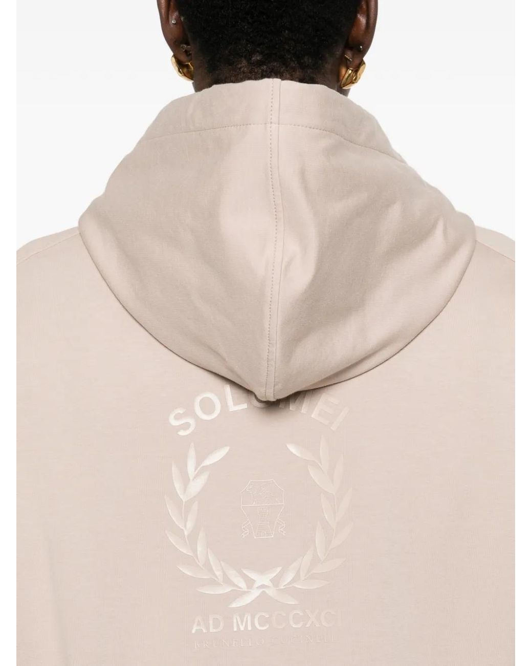 Brunello Cucinelli Natural Cotton Hoodie
